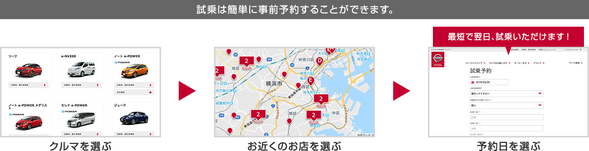 試乗車・展示車検索