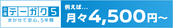 毎月らくらく 例えば...月々4,500円〜
