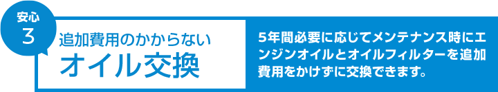 �ǉ���p�̂�����Ȃ��I�C�������B5�N�ԕK�v�ɉ����ă����e�i���X���ɃG���W���I�C���ƃI�C���t�B���^�[��ǉ���p���������Ɍ����ł��܂��B