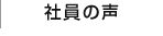 社員の声
