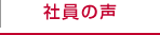 社員の声