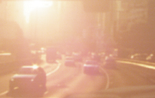 夕暮れ時見えづらい状況でも。