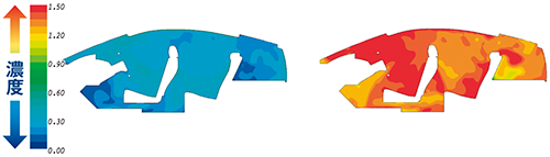 洗浄が困難なシートや車室内すみずみまで除菌