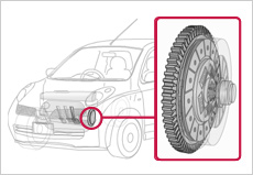 クラッチ板の摩耗が限度値を超え、エンジンの出力がタイヤを回すトランスミッションに正しく伝わらなかったことが考えられます。