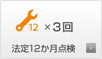 法定12か月点検×3回